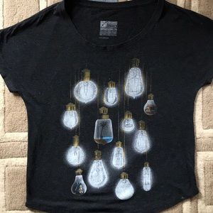 Curbside Clothing Lightbulb Shirt, Dolman Style